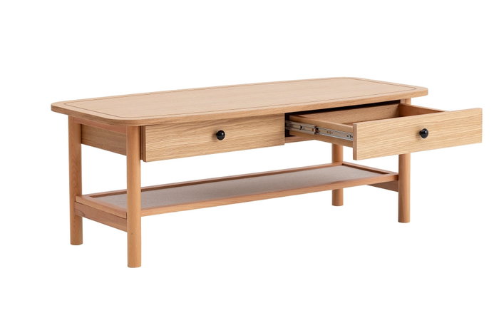 Hanah Home Mesa de Centro Daisy en Colores Naturales y Madera Hanah Home Mesa de Centro Daisy en Colores Naturales y Madera